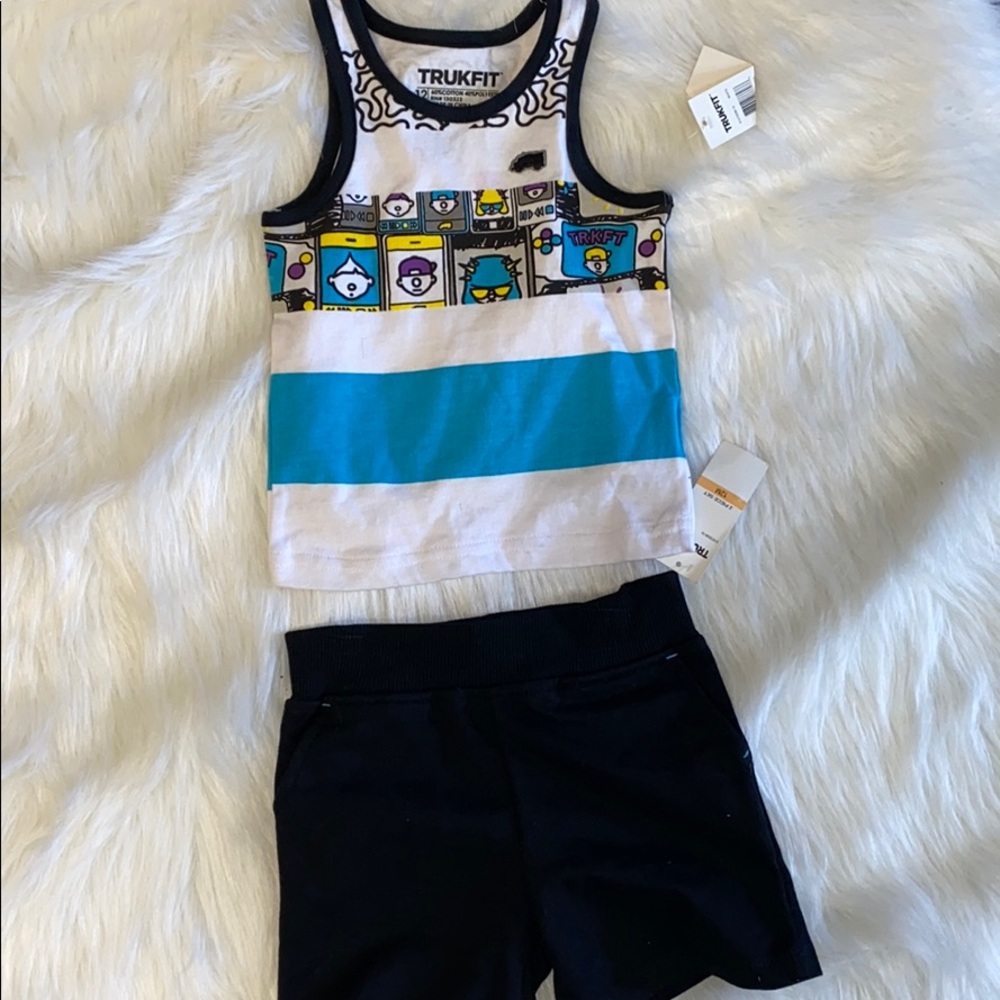 Trukfit boys short set💙NWT